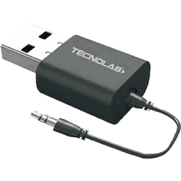 Mini Transmisor Receptor De Audio Bluetooth USB Jack 3.5 Tecnolab