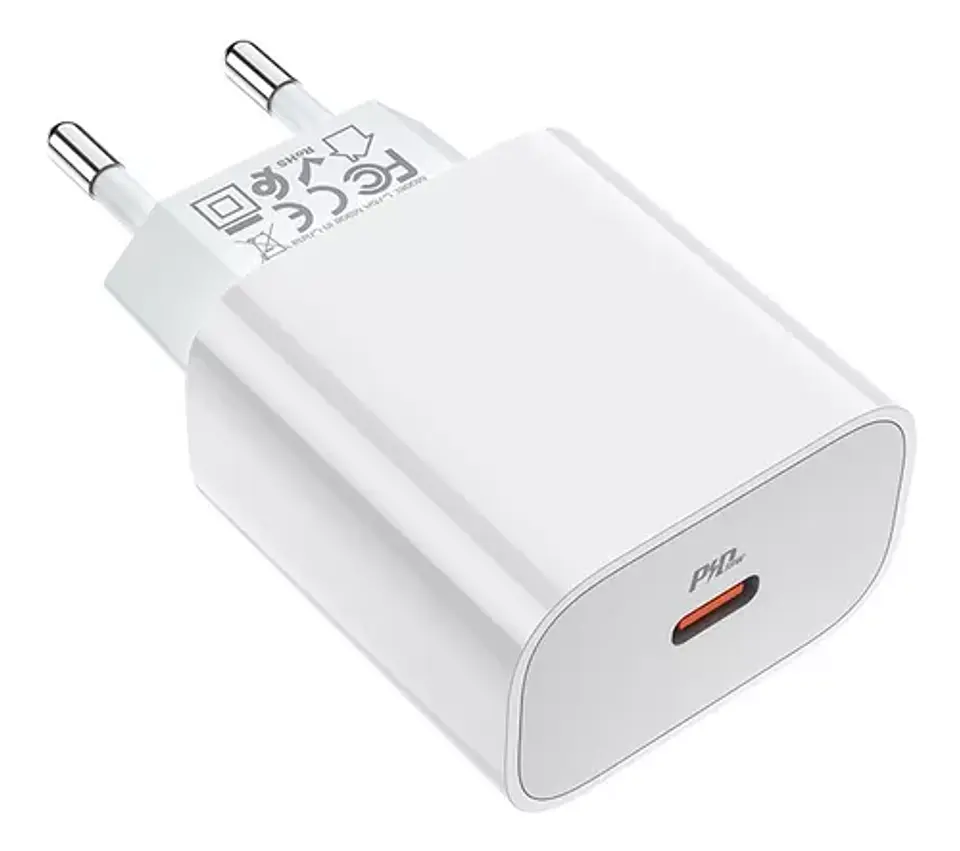 Cargador Adaptador a Corriente PD USB-C 20w C76A Plus para iPhone - Hoco 2
