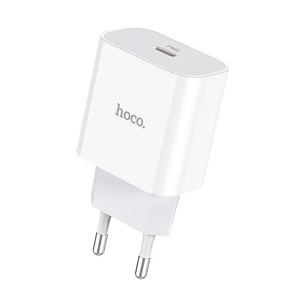 Cargador Adaptador a Corriente PD USB-C 20w C76A Plus para iPhone - Hoco 1