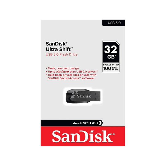 Pendrive Sandisk 3.0 Ultra shift 32GB