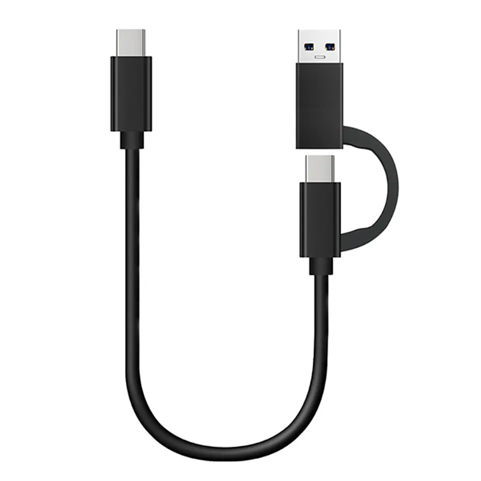 Cofre para disco duro dual NVME/NGFF USB-C 3.1 3
