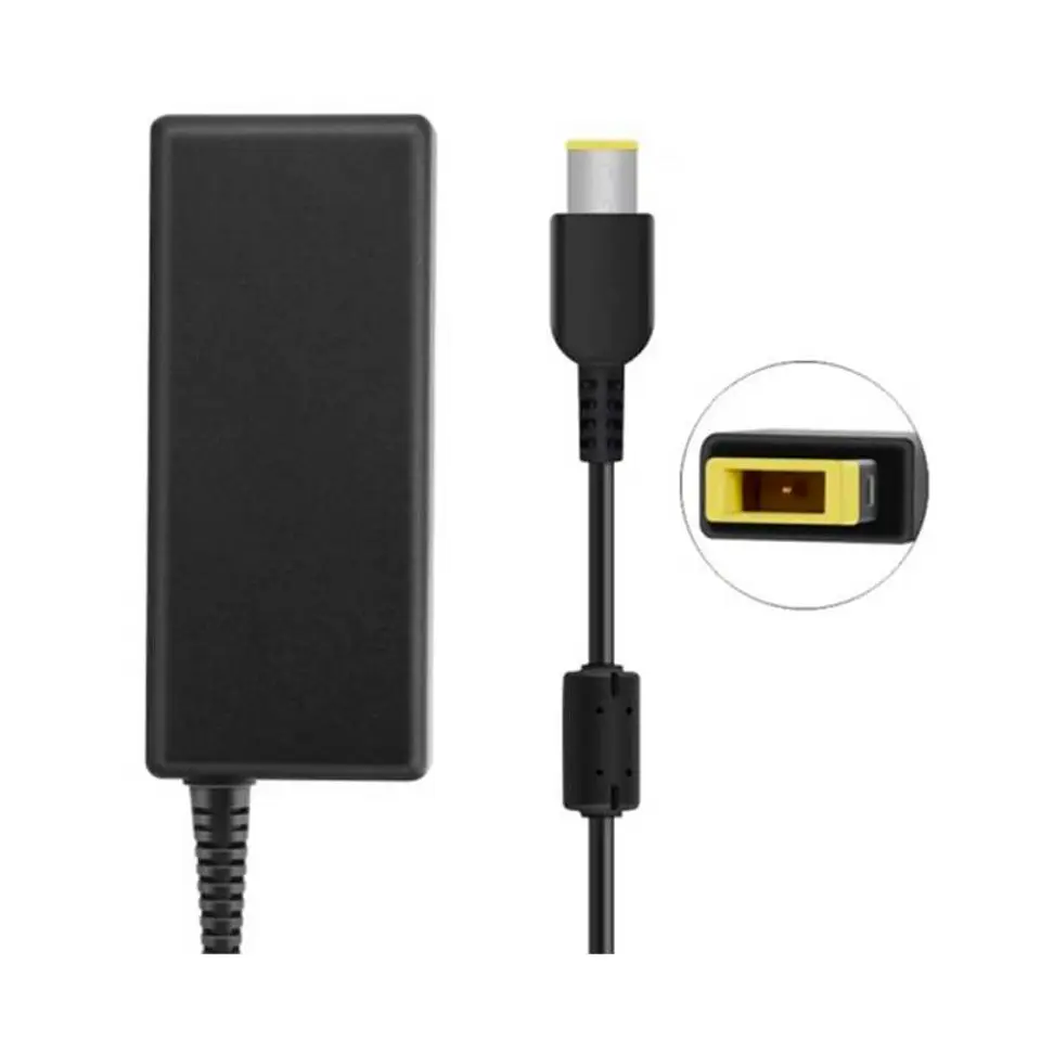 Cargador de notebook LENOVO 20V 2,25A PIN rectangular 1