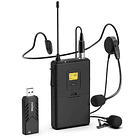 Microfono USB inalambrico de solapa FIFINE K031B 1