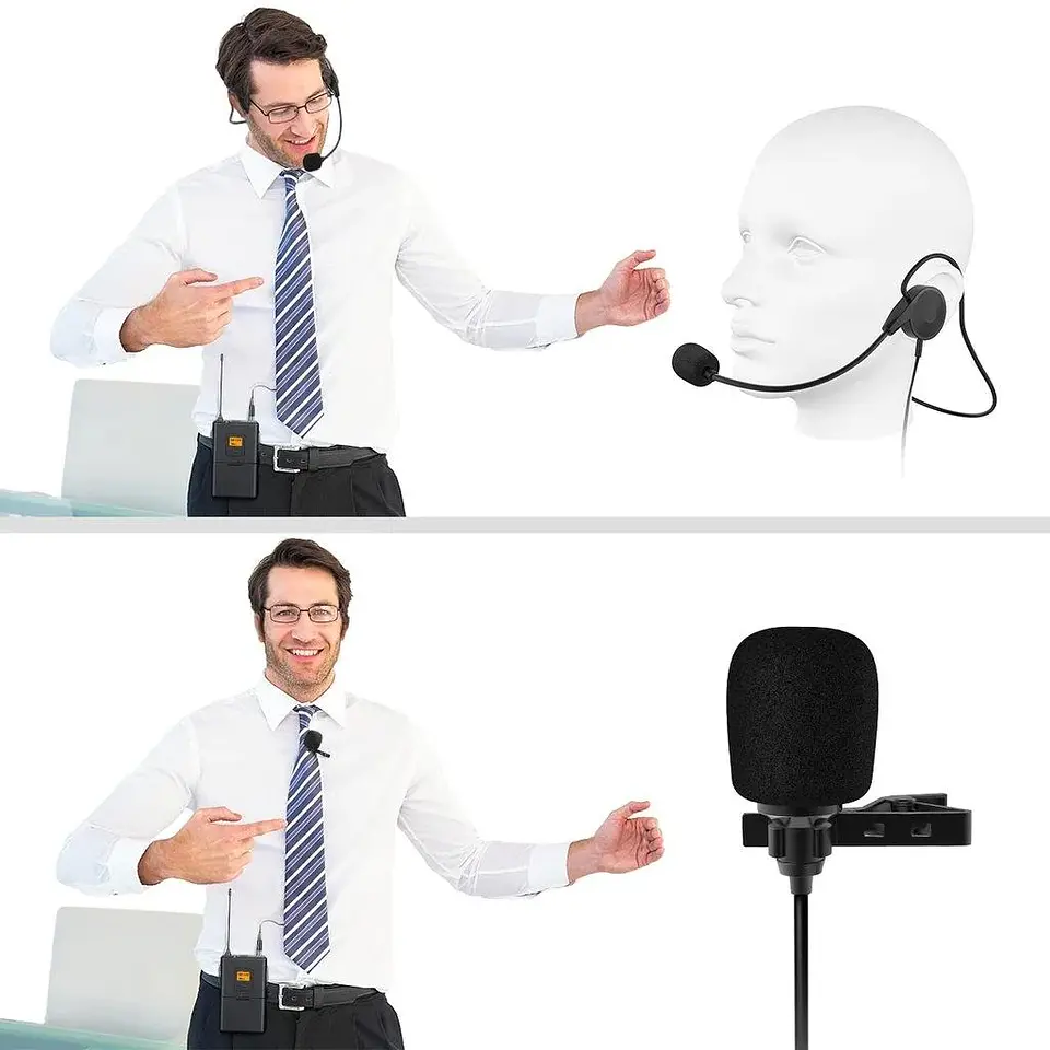 Microfono USB inalambrico de solapa FIFINE K031B 3