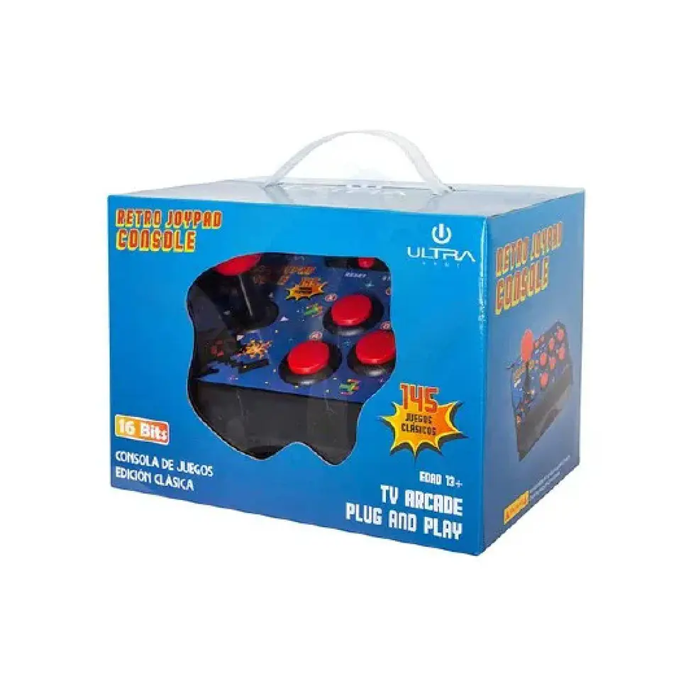 Consola retro tipo JOYPAD sobremesa ultra 145 juegos 5