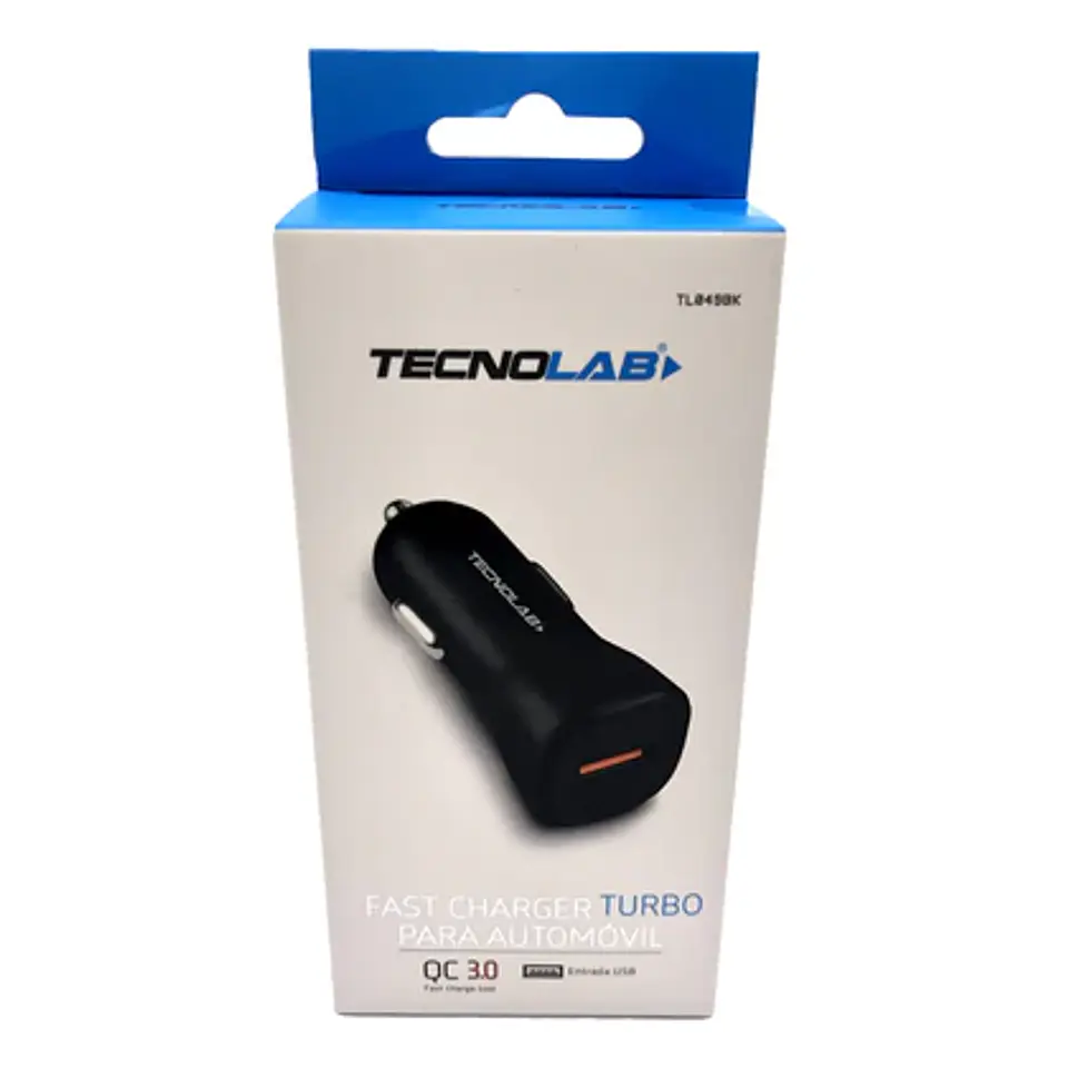 Cargador De Auto Tecnolab Carga 3.0 turbo 2