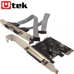 Tarjeta pci express periferica para pc 1P parallel + 2P serial card