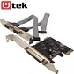 Tarjeta pci express periferica para pc 1P parallel + 2P serial card - Miniatura 1