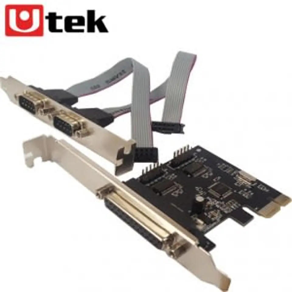 Tarjeta pci express periferica para pc 1P parallel + 2P serial card 1