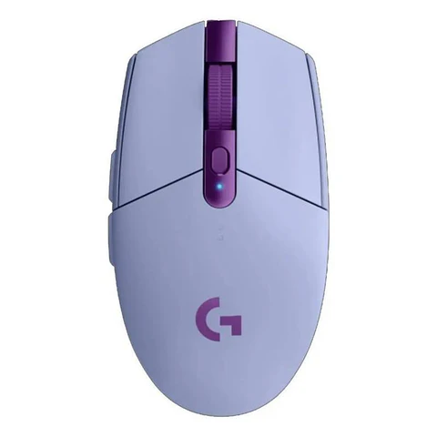Mouse gamer inalámbrico Logitech lightspeed G305 Lila