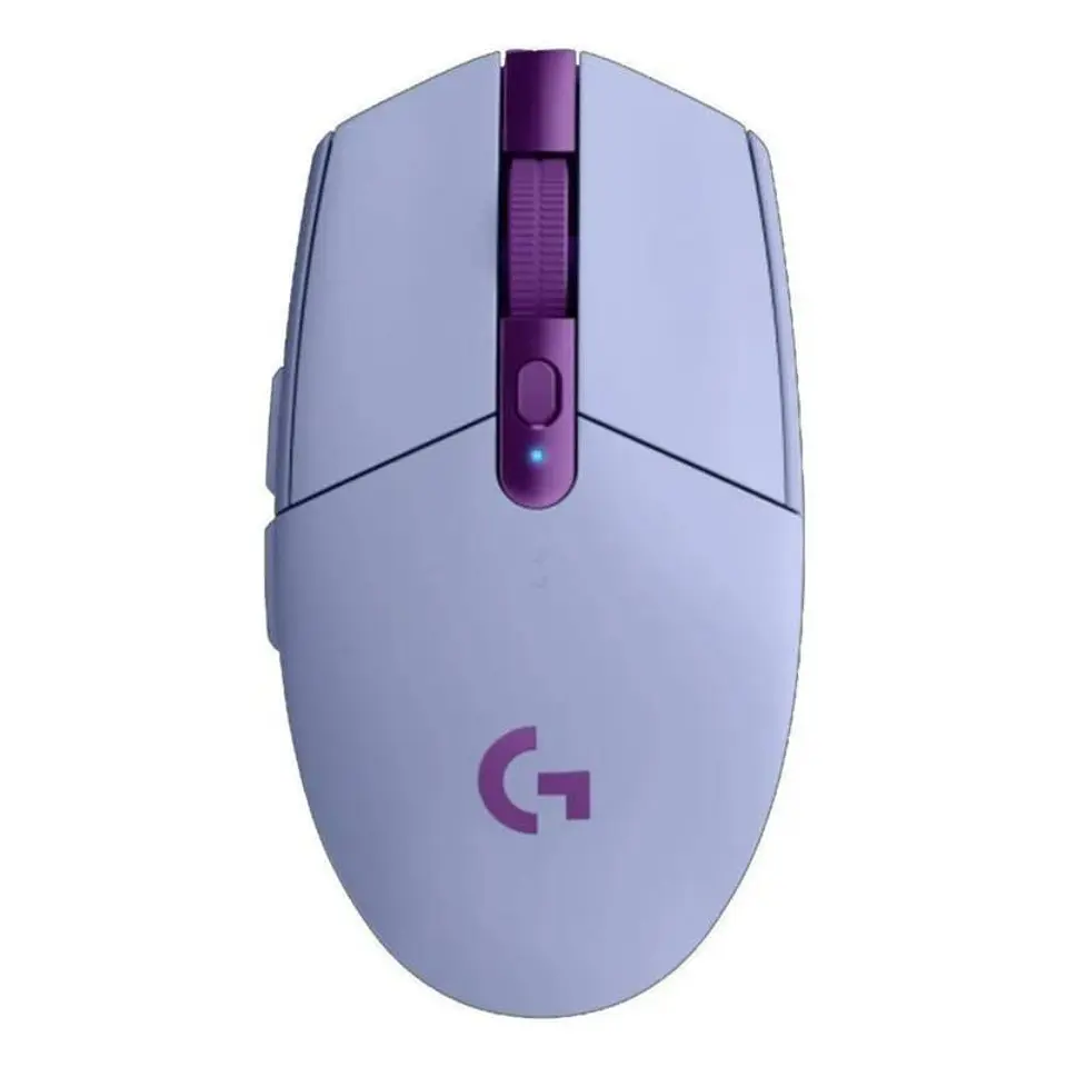 Mouse gamer inalámbrico Logitech lightspeed G305 Lila 1