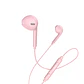 Audifono con cable manos libre HOCO M55 Rosado - Miniatura 1