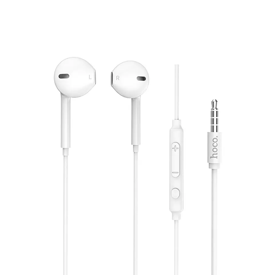 Audifono con cable manos libre HOCO M55 Blanco 1