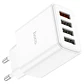Cargador Hoco C102A 18w QC3.0 4 Puertos Blanco - Miniatura 2