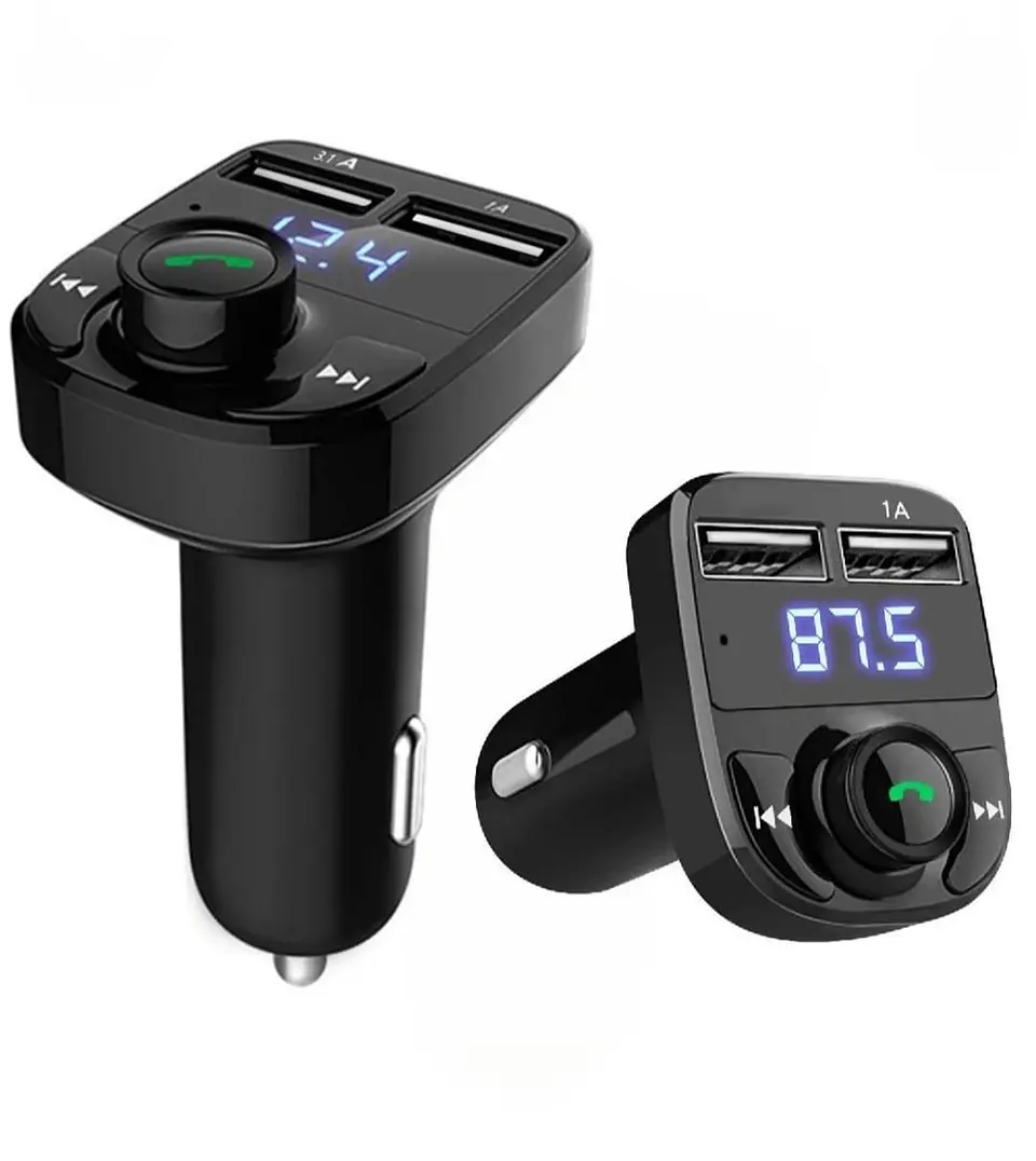 Cargador 3.1A y transmisor BT para automovil MP3 MO-02 1