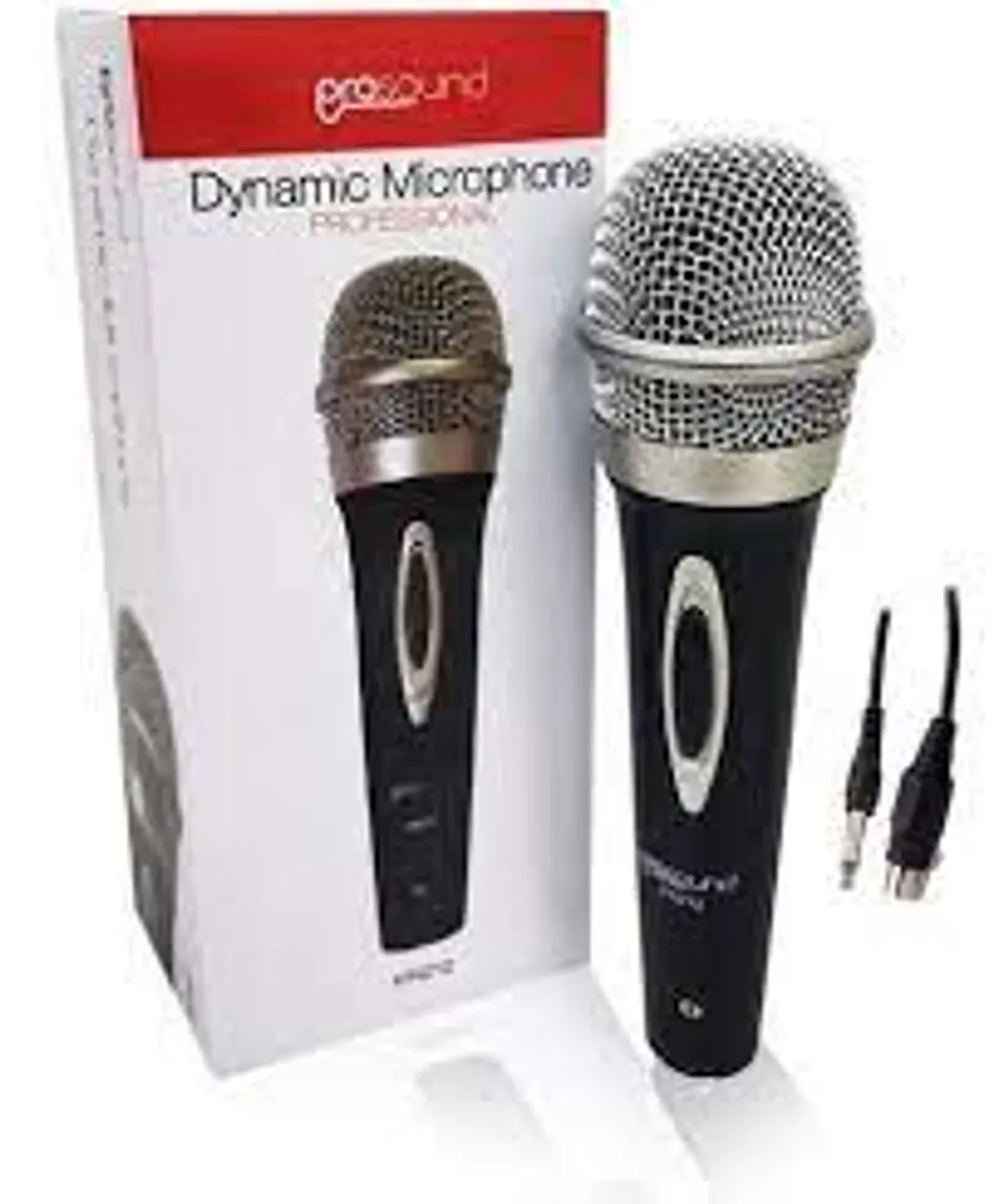 Microfono karaoke color metalizado PR-212 unidireccional 2