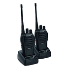 Kit Par Radiotransmisores Portatil Incluye Manos Libres 6