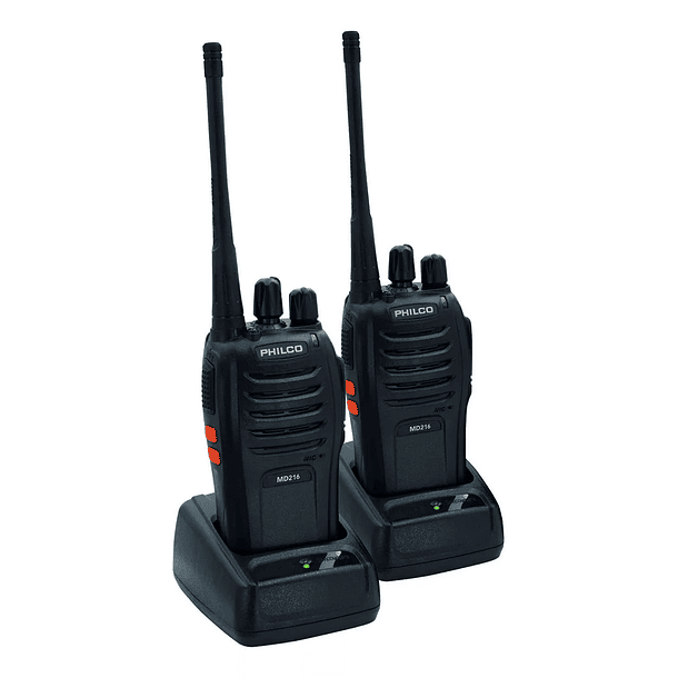 Kit Par Radiotransmisores Portatil Incluye Manos Libres 6