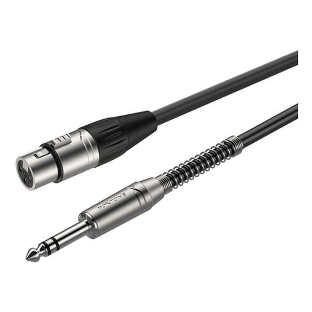 Cable de audio XLR H a Jacl 6.35 M 5 MTS 1
