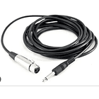 Cable de audio XLR H a Jacl 6.35 M 5 MTS 2