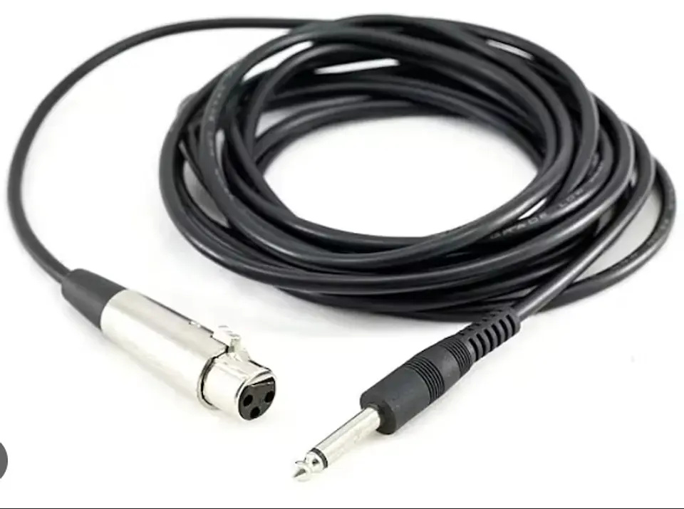 Cable de audio XLR H a Jacl 6.35 M 5 MTS 2