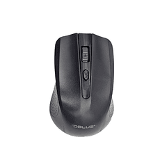 Mouse Inalámbrico Óptico De 3 Botones Color Negro