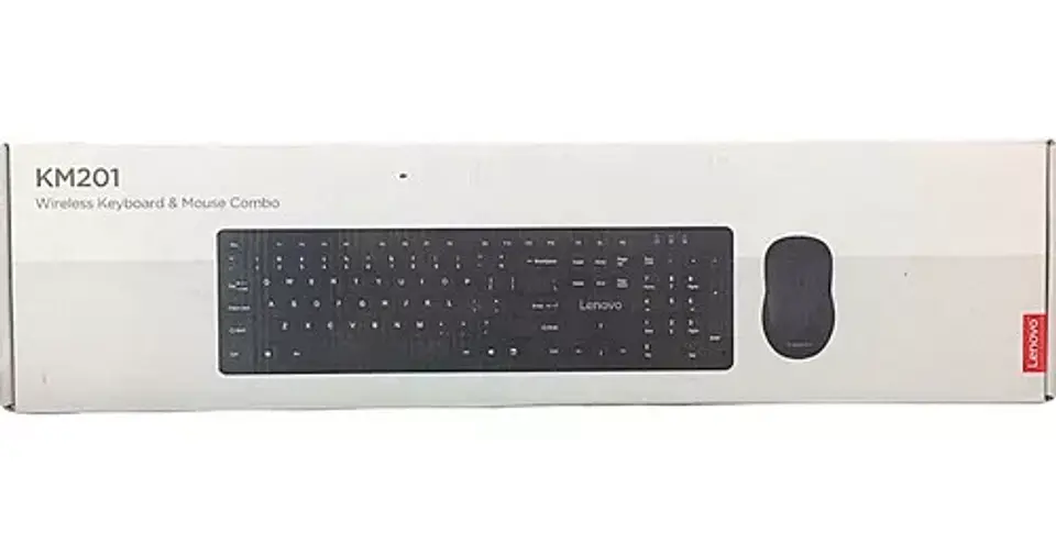 Combo Kit De Teclado Y Mouse Inalámbrico Lenovo Km201 2