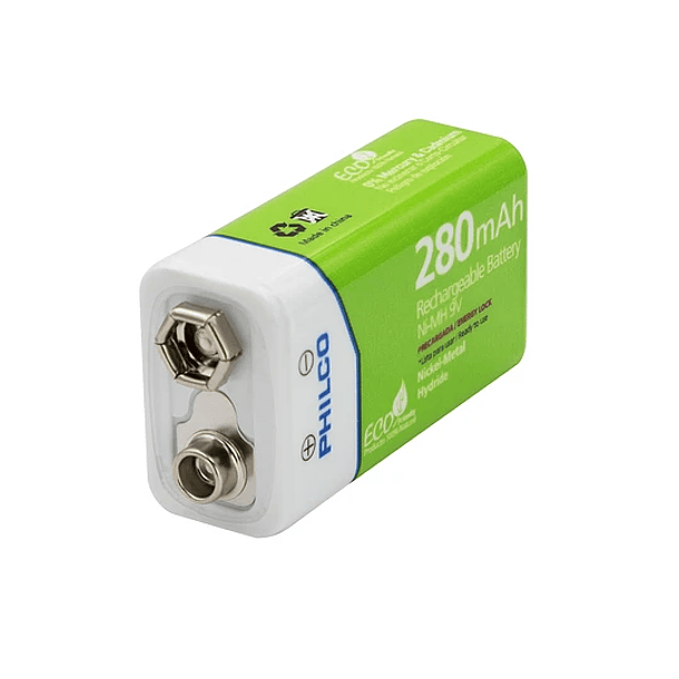 Bateria Recargable 9v 280mAh 2