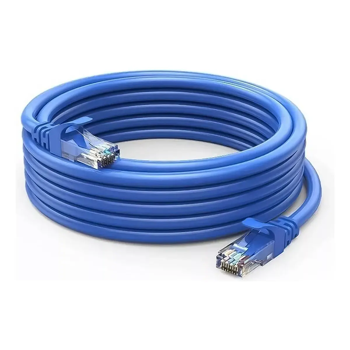 2M Cable de red RJ45 armado patch cord CAT6 color Azul | Easytech store
