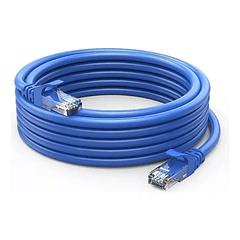 Cable de red RJ45 armado patch cord CAT6 color Azul 2 metros