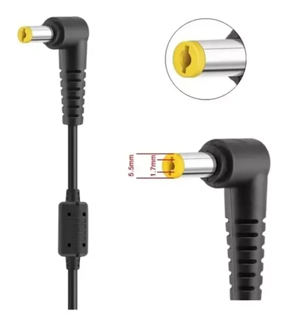 Cargador de notebook para ACER 19.5V, 3.42A, 65W 5.5mm x 1.7mm 1