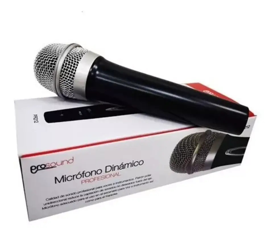 Microfono metalizado dinamico Prosound PROFESIONAL 1