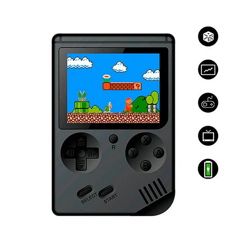 Consola de videojuegos Retro 400 en 1 pantalla LCD 3