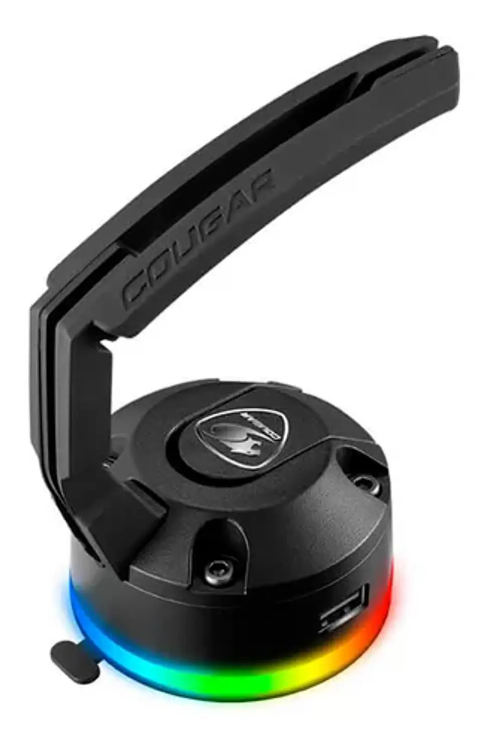 Soporte de mouse COUGAR BUNGEE bunker RGB HUB USB 3