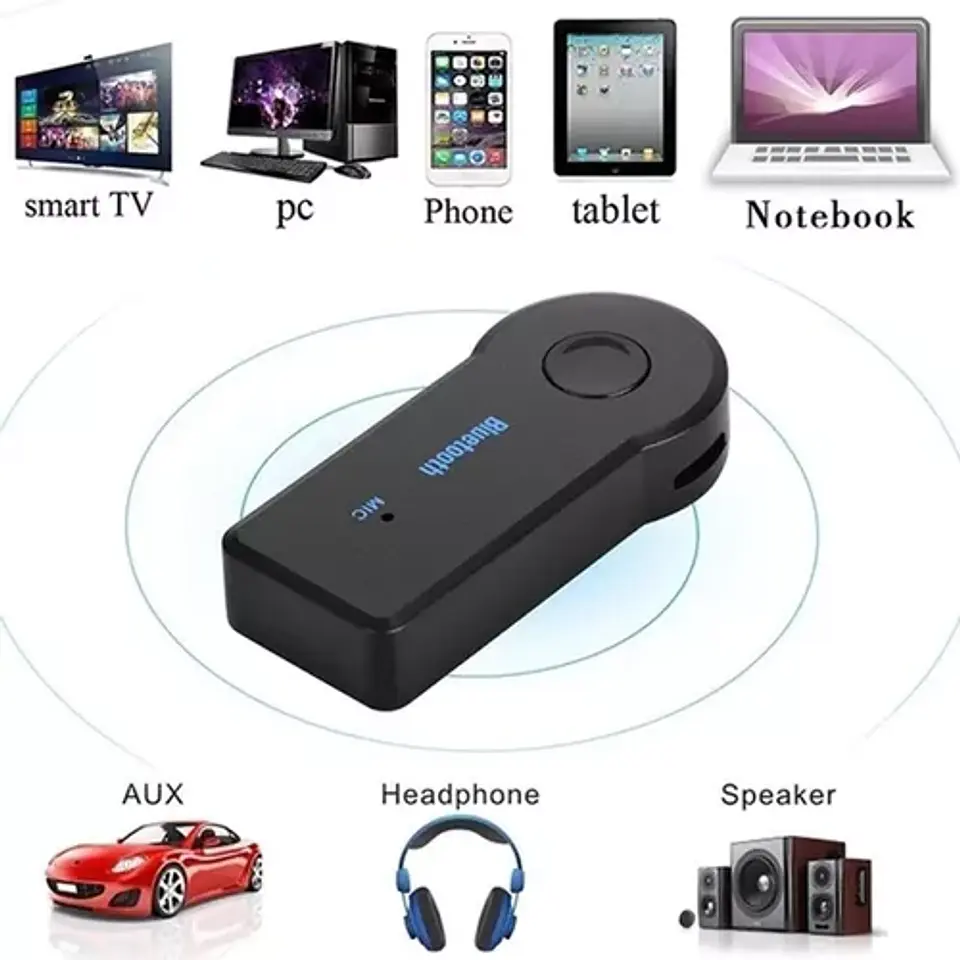 Receptor de audio 3.5mm Bluetooth 5.0 6