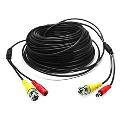 Cable Para Camara Vigilancia Video Y Poder 40M