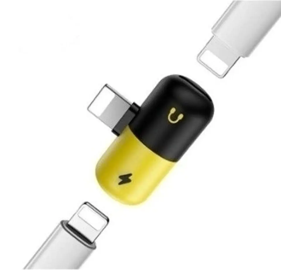 Adaptador de audio Lightning divisor carga y audio 2