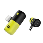 Adaptador de audio Lightning divisor carga y audio 3