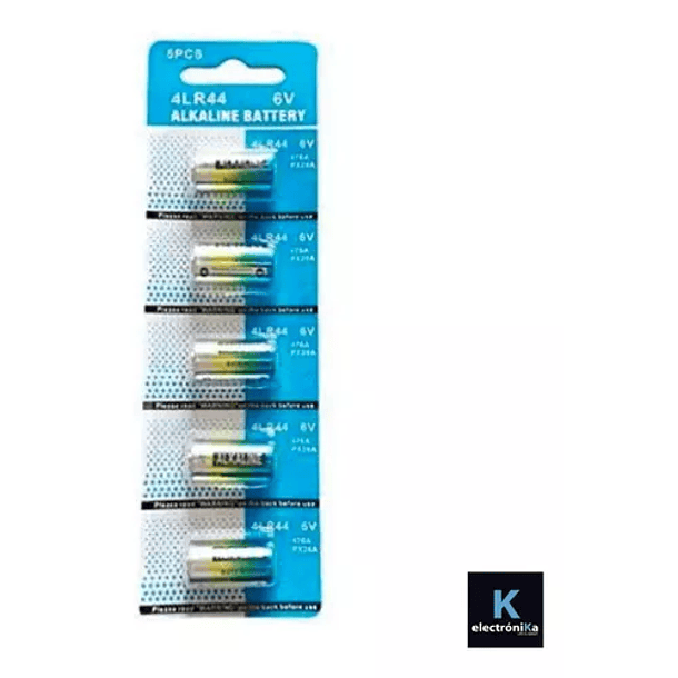Pila 4LR44 Alcalina 6v 2