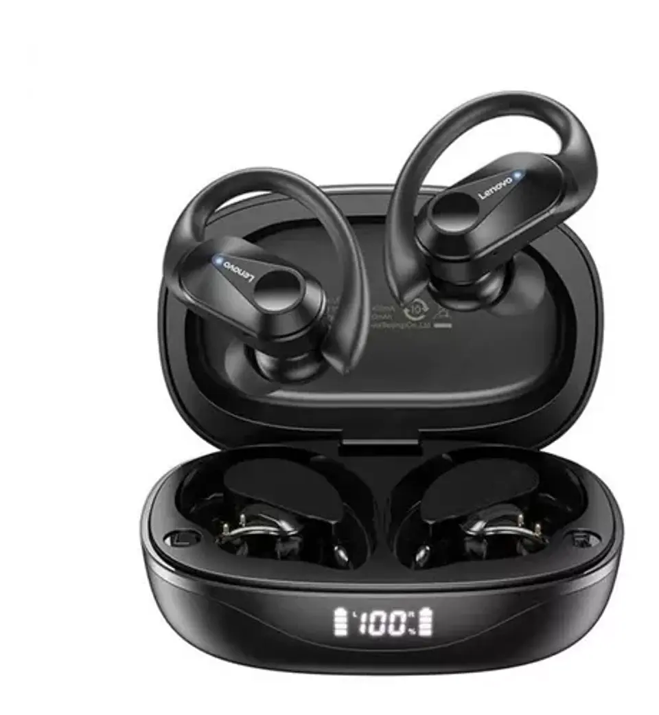 Audífonos Bluetooth Lenovo Lp75 Negro 1