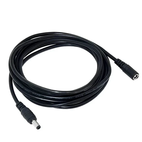Cable extensión para camaras 12V 5A 5X5 2.1MM 5 metros