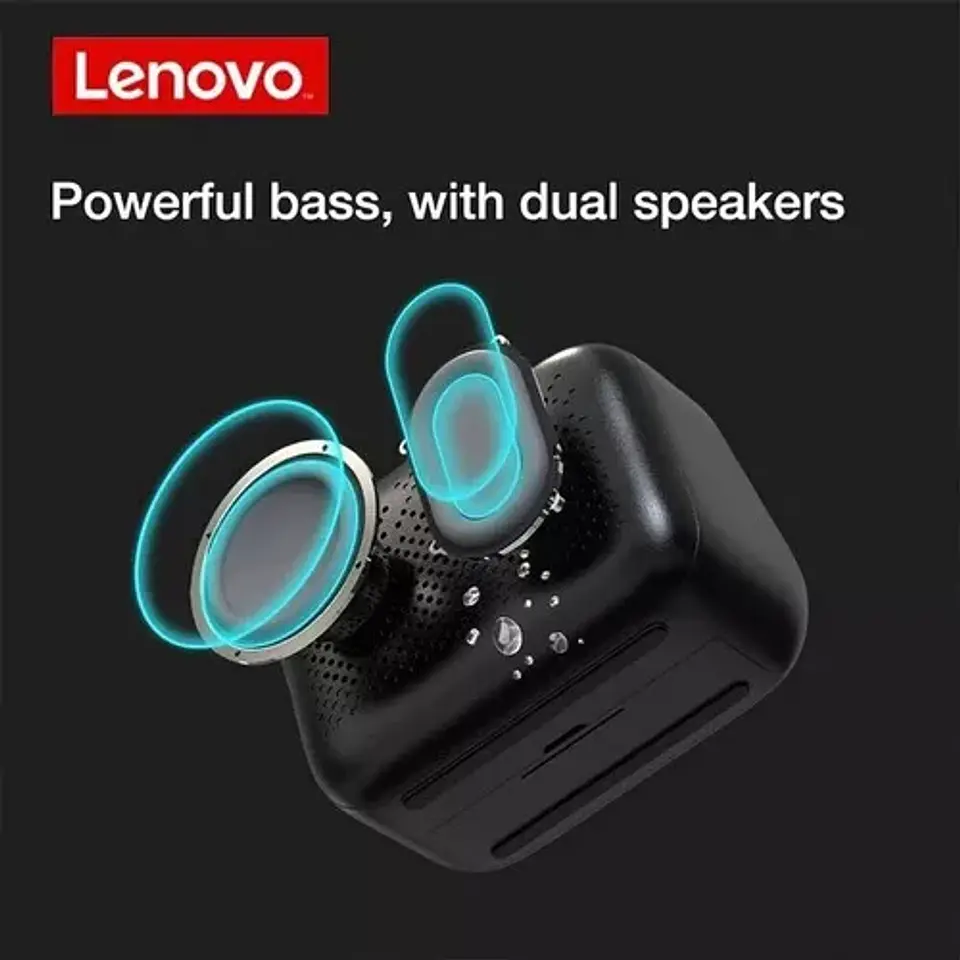 Parlante Portátil TS13 Bluetooth 5.0 Lenovo - Verde Agua 4