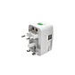 Adaptador de viaje universal 110v-240v  + 2 USB  - Miniatura 2