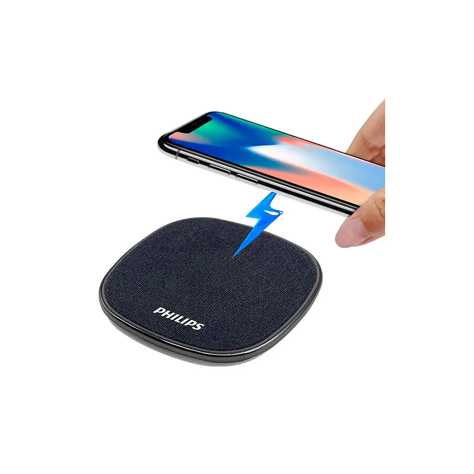 Cargador inalambrico ultra thin QI 10W PHILIPS  2