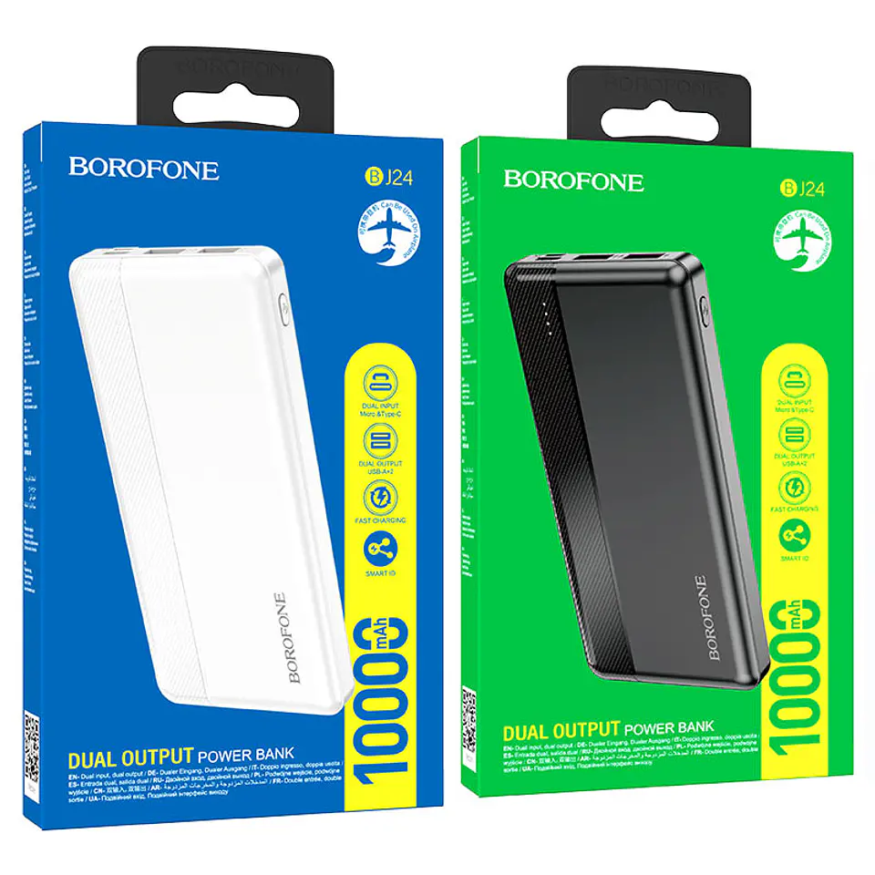 Power Bank Borofone BJ24 10000mAh WHITE 4