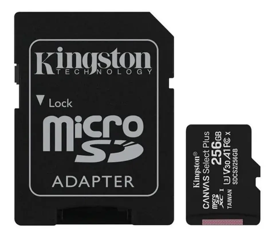 Memoria microSD 100mbs A1 256GB 2