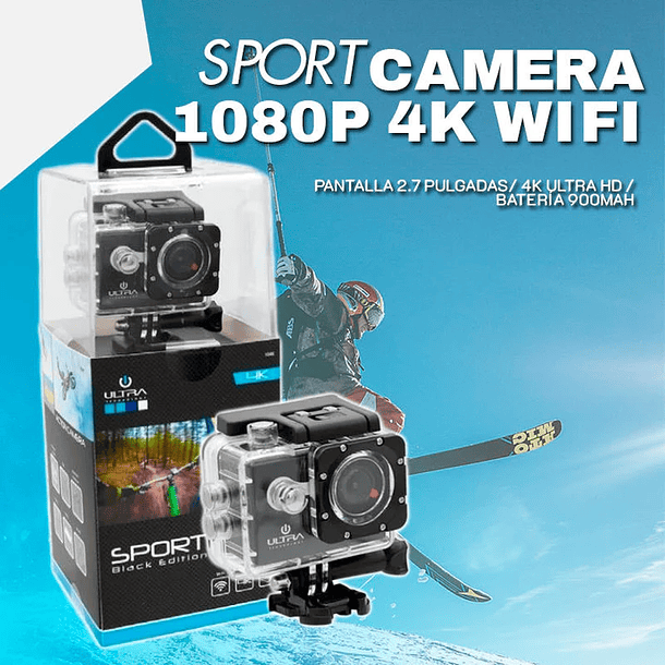 SPORT CAMARA DEPORTIVA 4K ULTRA 4