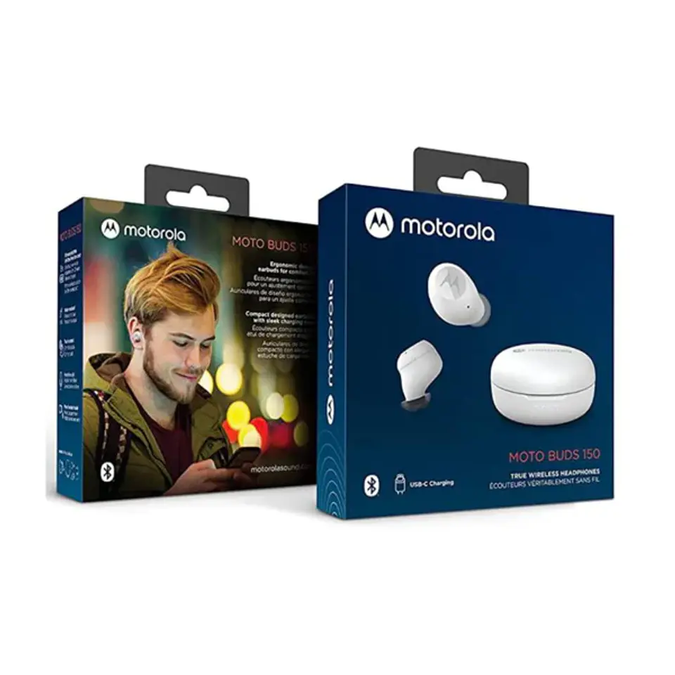 Audifonos  moto buds 150 true wireless WHITE 4