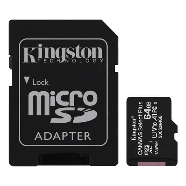 Memoria microSD 100mbs A1 64GB  2