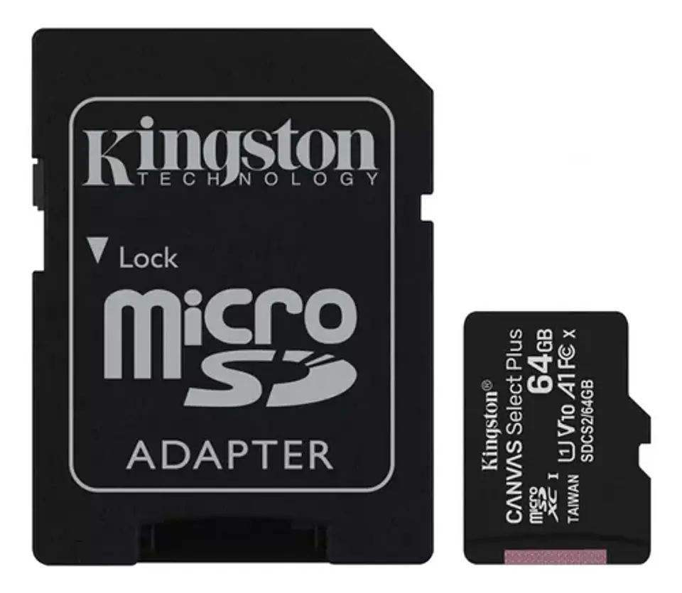 Memoria microSD 100mbs A1 64GB  2